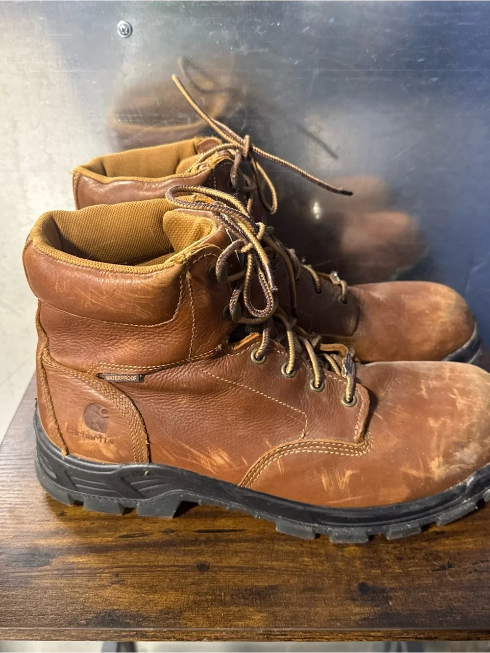 Carhatt work boots Men's Rugged Flex 6 in. Lace size 12